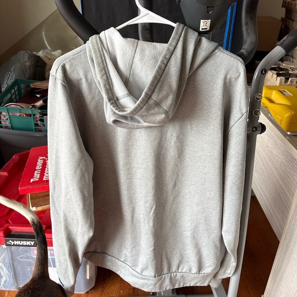 The North Face Gray Pullover Hoodie Men’s Size L - Picture 2 of 4